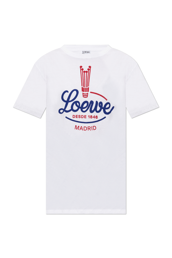 Loewe T-shirt with a crinkled effect | Women's | Vitkac